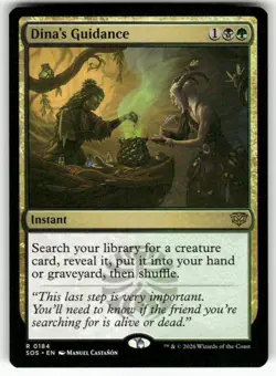 Dina's Guidance 184 NM MTG Secrets of Strixhaven Magic - Image 1