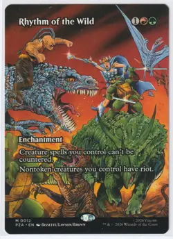 Rhythm of the Wild (Borderless) 12 PZA Magic: The Gathering M NM - Image 1
