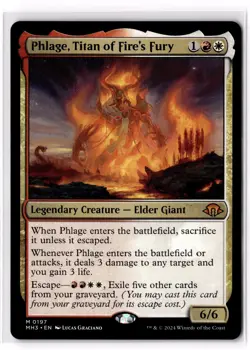 Phlage, Titan of Fire's Fury 197 Modern Horizons 3 Normal NM - Image 1