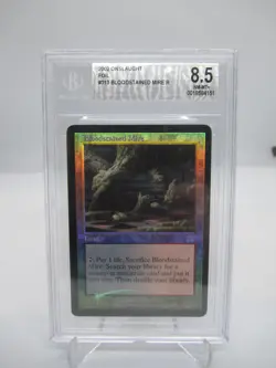 Bloodstained Mire - Foil Magic mtg Onslaught BGS Graded 8.5 - Image 1