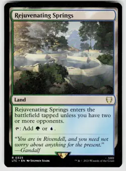 Rejuvenating Springs - 325 - NM - Commander: The Lord of the Rings - Image 1