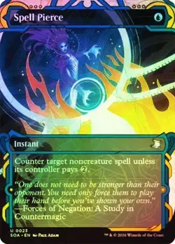 NM Foil Spell Pierce, MTG, Strixhaven Mystical Archive, Magic the Gathering, 23 - Image 1