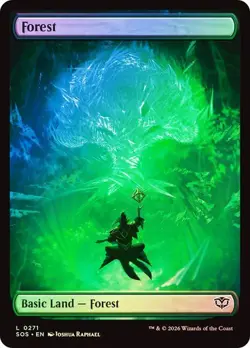 Foil Strixhaven Full Art Forest, Full Art Lands, Foil Lands, 271 - Image 1