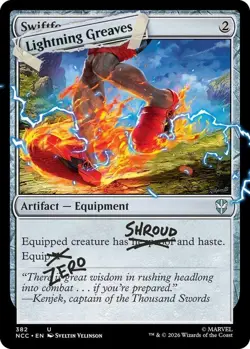 Lightning Greaves () Foil U Secret Lair Drop Series 382 NM - Image 1