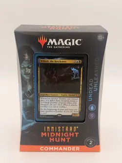 MTG Innistrad Midnight Hunt Commander Deck Undead Unleashed Wilhelt Zombie NEW - Image 1