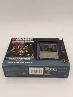 MTG Universes Beyond Warhammer 40K Necron Dynasties Commander Deck Sealed New - Image 3