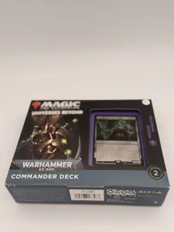 MTG Universes Beyond Warhammer 40K Necron Dynasties Commander Deck Sealed New - Image 4