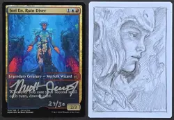 SKETCHED FOIL Magic _ Game Day Promo _ Artist Proof _ JORI EN RUIN DIVER _1/30! - Image 1