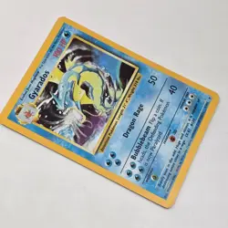 Base Set Unlimited Gyarados 6/102 | Holo Rare | Great Centering | Pokemon TCG - Image 3