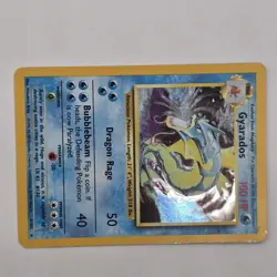Base Set Unlimited Gyarados 6/102 | Holo Rare | Great Centering | Pokemon TCG - Image 4