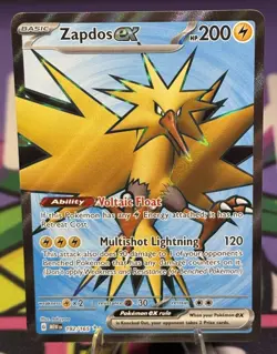 Zapdos Ex 192/165 Full Art -Scarlet & Violet 151 - Pokemon TCG - Image 1