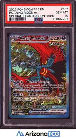 Pokemon 2025 Roaring Moon ex 162/131 SIR Prismatic Evolutions GEM MINT PSA 10 - Image 1