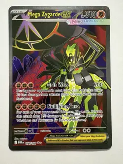 Mega Zygarde EX 104/088 Full Art Ultra Rare Holo Pokemon Me03 Perfect Order - Image 1