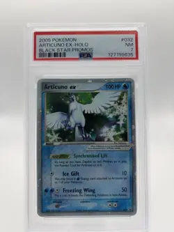 Pokemon Articuno EX Black Star Promo Holo PSA 7 Low Pop (117) #032 2005 - Image 1