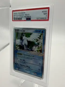 Pokemon Articuno EX Black Star Promo Holo PSA 7 Low Pop (117) #032 2005 - Image 2