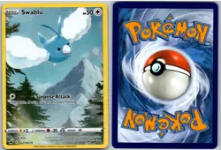 Swablu GG27/GG70 Holo Crown Zenith Galarian Gallery Pokemon NM - Image 3