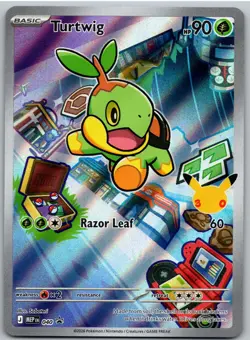 Turtwig - 040 040 Holo Promo ME: Mega Evolution Promo Pokemon NM - Image 1
