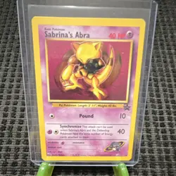 Pokemon TCG Sabrina's Abra Wotc Promo 19/53 Promo Regular 2000 English - Image 1