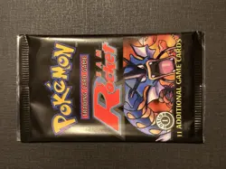 All 4 Pokemon Team Rocket 1st Edition Booster Pack artworks (empty) - Image 3
