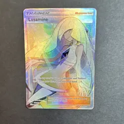 Pokemon TCG Lusamine Ultra Rare Trainer Full Art Holo 110/111 Crimson Invasion - Image 1