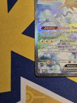 Pokemon Zapdos ex 202/165 SV 151 Special Illustration Rare Full Art Holo - Image 3
