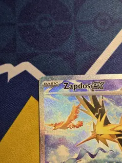 Pokemon Zapdos ex 202/165 SV 151 Special Illustration Rare Full Art Holo - Image 4