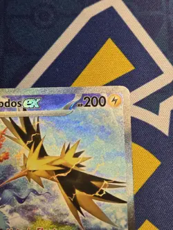 Pokemon Zapdos ex 202/165 SV 151 Special Illustration Rare Full Art Holo - Image 5