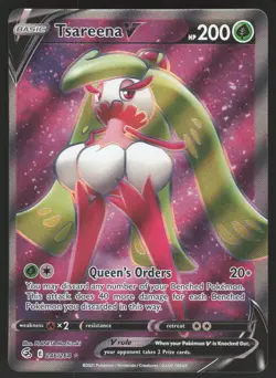 Tsareena V 246/264 Ultra Rare Pokemon TCG Fusion Strike NM - Image 1