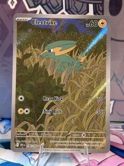 Pokemon TCG Electrike 196/182 Destined Rivals Near Mint Condition IR - Image 1