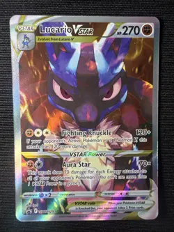 🔥 Lucario VSTAR SWSH291 Sword & Shield Promo Cards Holo Near Mint Pokemon 🔥 - Image 1