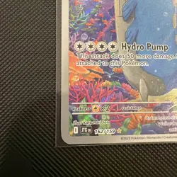 Pokemon TCG Wailord 162/159 Journey Together Illustration Rare Holo Card NM - Image 2