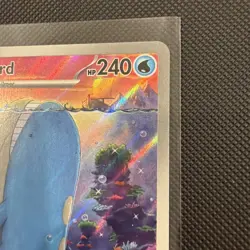 Pokemon TCG Wailord 162/159 Journey Together Illustration Rare Holo Card NM - Image 4