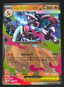 Mega Charizard X EX 029 Promo – Mega Evolution Tin – Pokemon TCG – NM – IN HAND - Image 1