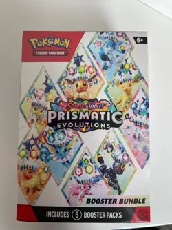 Pokemon TCG: S&V Prismatic Evolutions Booster Bundle (6pks) Factory Sealed - Image 1