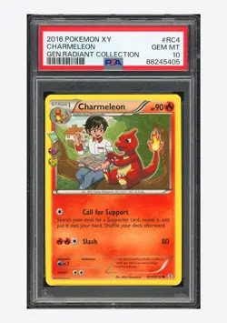 Pokemon PSA 10 Charmeleon C 2016 RC4/RC32 Generations Radiant Collection English - Image 1