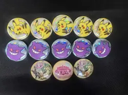 2025 Pokemon S-Chinese Gem Pack Badge Pin Pikachu Eeveelutions Holo Lot*13 TB44 - Image 1