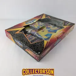 Pokemon TCG Pikachu V Promo Box Collection Shining Fates New Sealed 4 Packs - Image 3