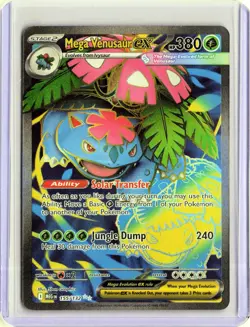 Mega Venusaur ex 155/132 Ultra Rare Mega Evolution Pokemon Near Mint - Image 1