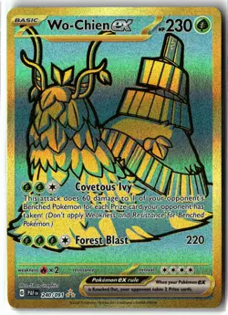Wo-Chien ex ⭐ 240/091 Holo Hyper Rare Paldean Fates 2024 Pokemon NM - Image 1
