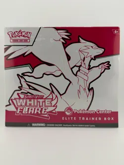 Pokemon TCG S&V White Flare Pokemon Center Elite Trainer Box ETB w/ Acrylic Case - Image 2