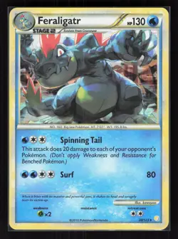 Feraligatr - 20/123 Cracked Ice Holo Rare Pokemon Deck Exclusives 020/123 MP - Image 1