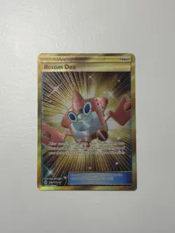 Pokemon Rotom Dex 159/149 Sun & Moon Base Set Secret Rare Holo NM - Image 1