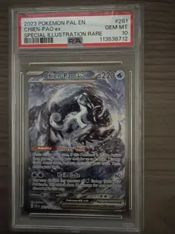 Chien-Pao ex Paldea Evolved #261 Special Illustration Rare Pokemon grade 10 - Image 1