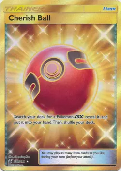 1x Cherish Ball - 250/236 - Secret Rare Lightly Played Pokemon SM11 - Unified Mi - Image 1