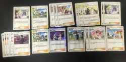 Pokemon TCG S-Chinese Trainer Supporter Lot Cynthia&Caitlin Lillie lot*22 TB44 - Image 1
