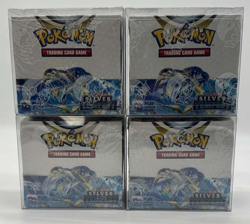 Lot of (4) Pokemon TCG Sword & Shield Silver Tempest Booster Boxes SEALED - Image 1