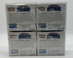Lot of (4) Pokemon TCG Sword & Shield Silver Tempest Booster Boxes SEALED - Image 2