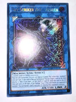 Yu-Gi-Oh! 1st Edition Secret Rare Sky Striker Ace - Azalea BLMR-EN052 - Image 1