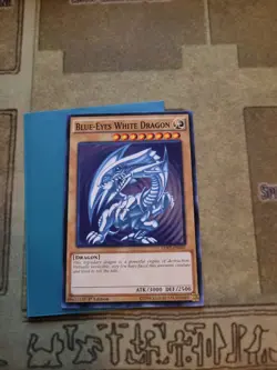 YUGIOH BLUE-EYES WHITE DRAGON LDK2-ENK01 COMMON 1ST ED NM 1996 VER. 2 - Image 2