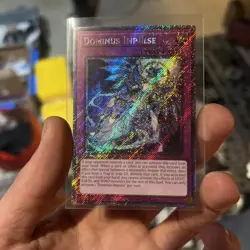 Yugioh! 1x Dominus Impulse RA05-EN080 Platinum Secret Rare 1st Ed NM - Image 1